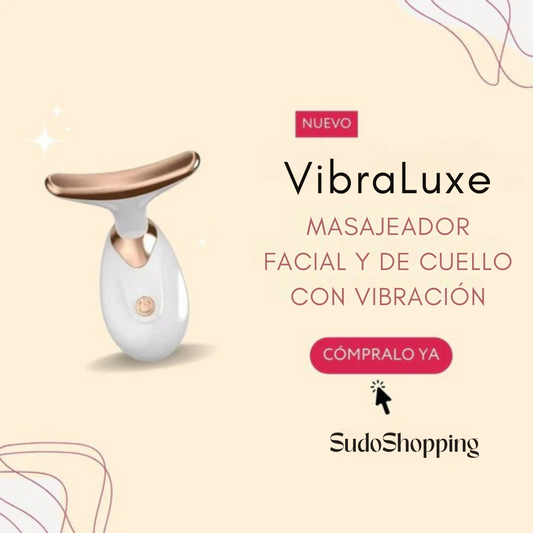 VibraLuxe – Masajeador facial y de cuello con vibración